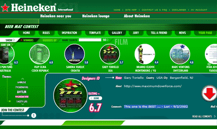 Heineken Contest Website