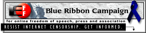 Blue Ribbon Online Free Speech Campaign